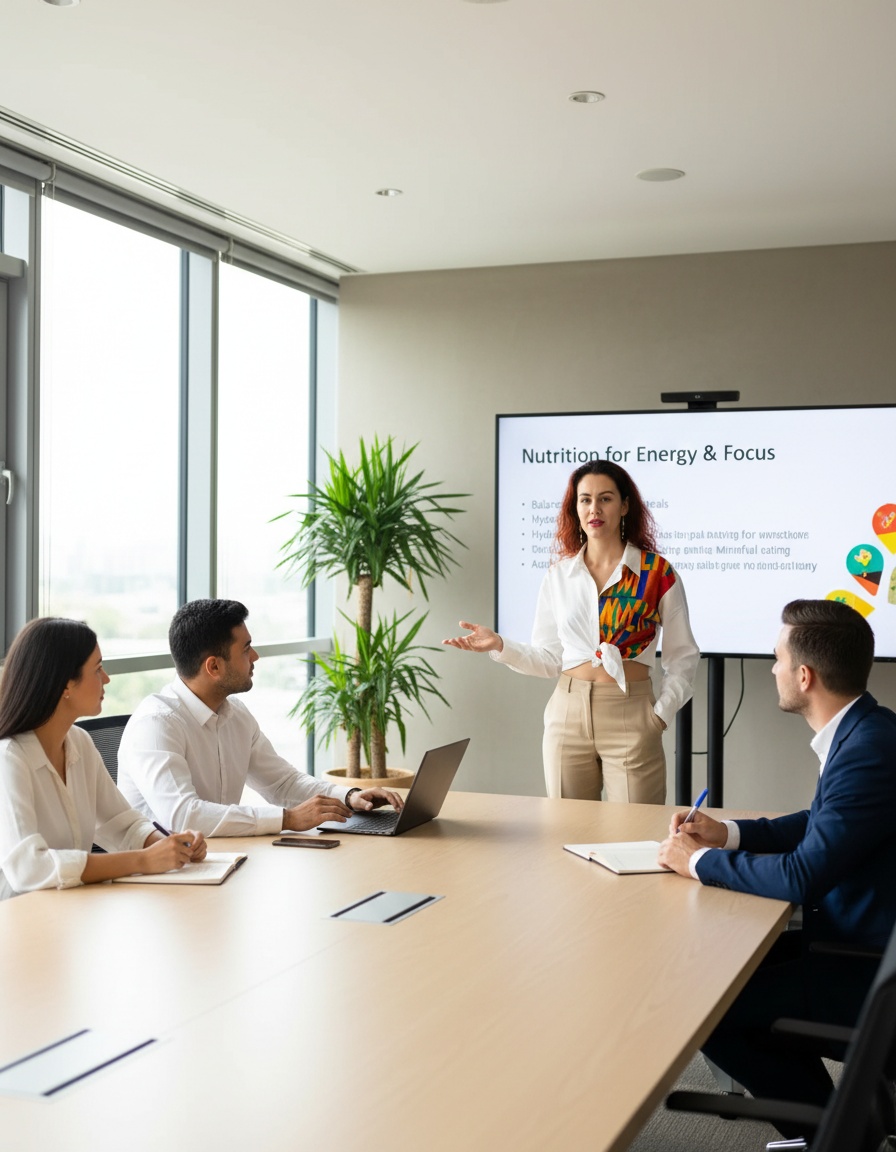 Atelier de nutrition en entreprise pour cadres sur la gestion de l’énergie et de l’alimentation